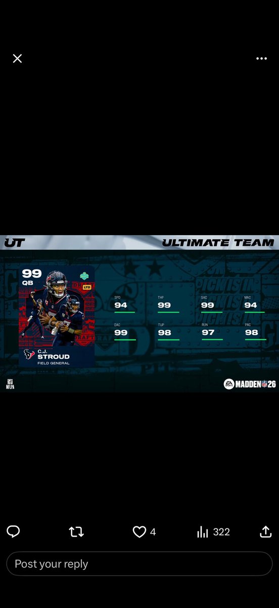 BryceAAA13's tweet photo. @Zirksee My Texans theme team is saved🥹 https://t.co/k05iXPQZtU