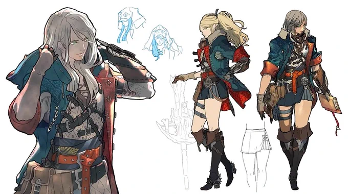 Concept art | Monster Hunter Wilds - Female Hunter