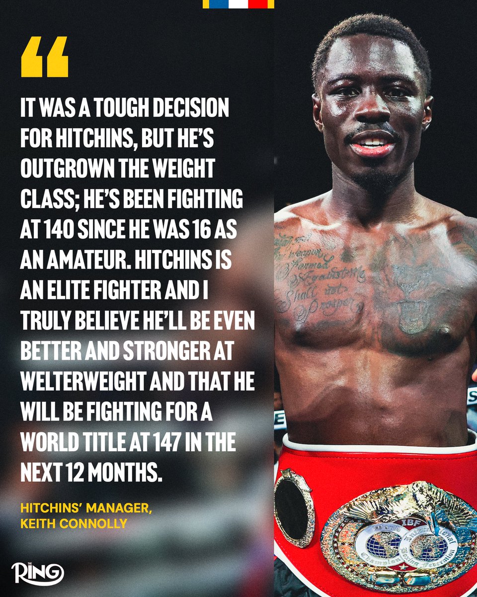 ringmagazine's tweet image. Richardson Hitchins is vacating his IBF junior welterweight title to move up to 147 pounds, his manager, Keith Connolly told The Ring's @MikeCoppinger.