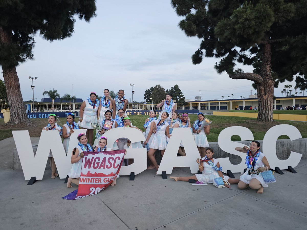 ECRCHS's tweet image. ECR Color Guard are the 2026 WGASC AAA Champions! 🥇

The team took Gold at the WGASC 2026 AAA Championships, finishing on top against 18 schools. Their dedication, discipline, and artistry carried them to the crown.

Go Royals! 🐻

#WeAreECR | #GoRoyals | #colorguard |