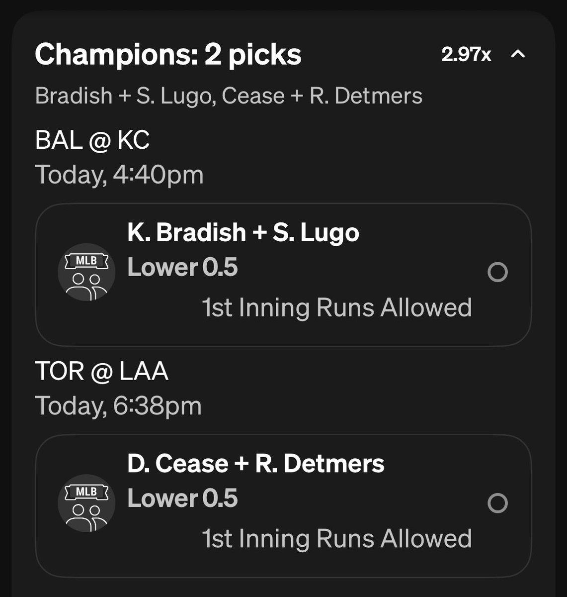 Parm DFS tweet media