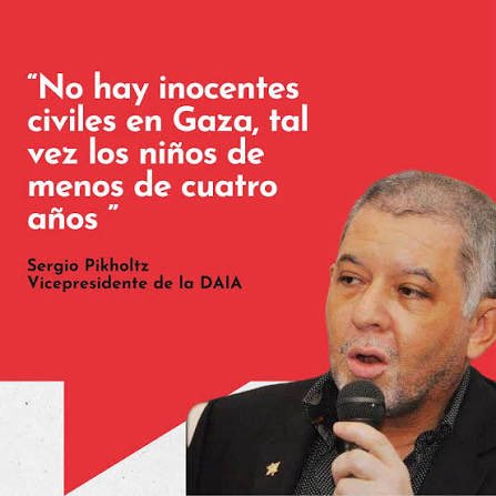 Ay! Me citó la mayor escoria genocida de este país ! Que momento, aprovecho a agradecerte por tu gran aporte a abrirle los ojos a los argentinos del tipo de escoria que son los sionistas Sergio