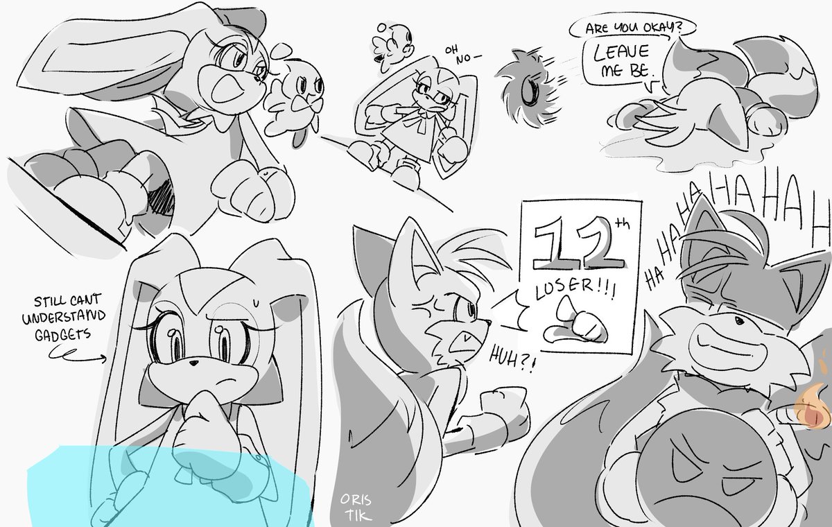 im so bad at this game do i did some rage doodles
#creamtherabbit #tailsthefox