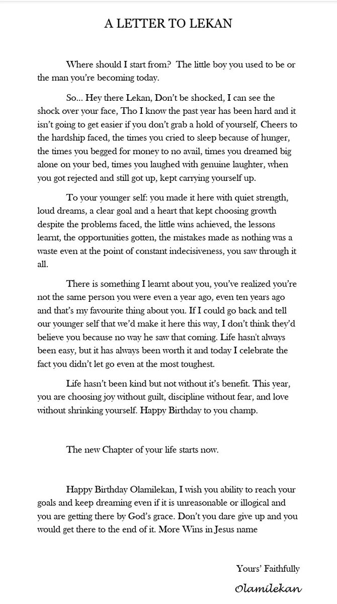 bolamilekan2068's tweet image. Another 365 Days bagged 🚀🚀
Grateful to God
#birthday #softwareengineer #coding