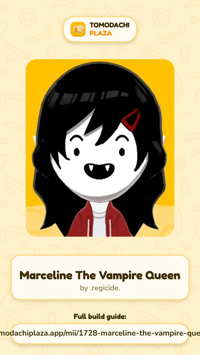 Some new Adventure Time Mii designs have joined the Plaza!💛