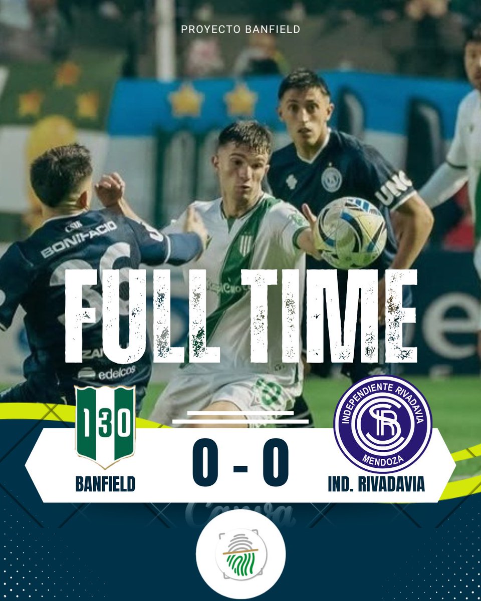 PBanfieldOK's tweet photo. 💚 Partido trabado, de lucha constante.
Banfield lo buscó hasta el final, pero faltó ese último toque.
Se suma, se sigue… y se construye.
A seguir.
#ProyectoBanfield #RevoluciónBanfileña https://t.co/PfUBKEcfjK