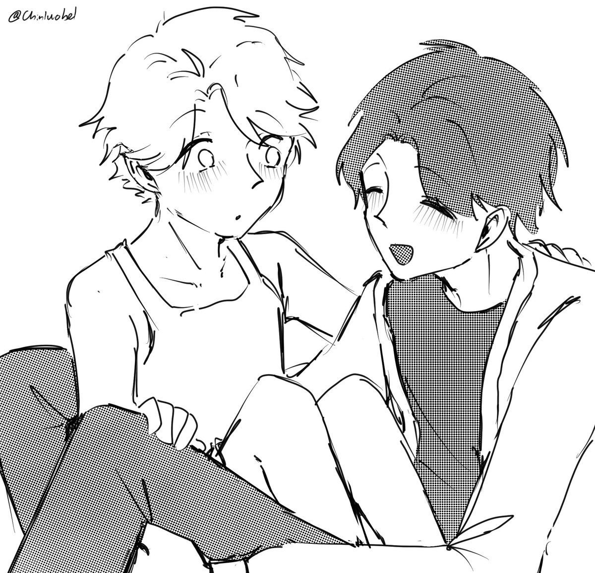 Chinluobel's tweet image. I'm afraid I won't post anything for too long

#nice #shanchao #tbhx