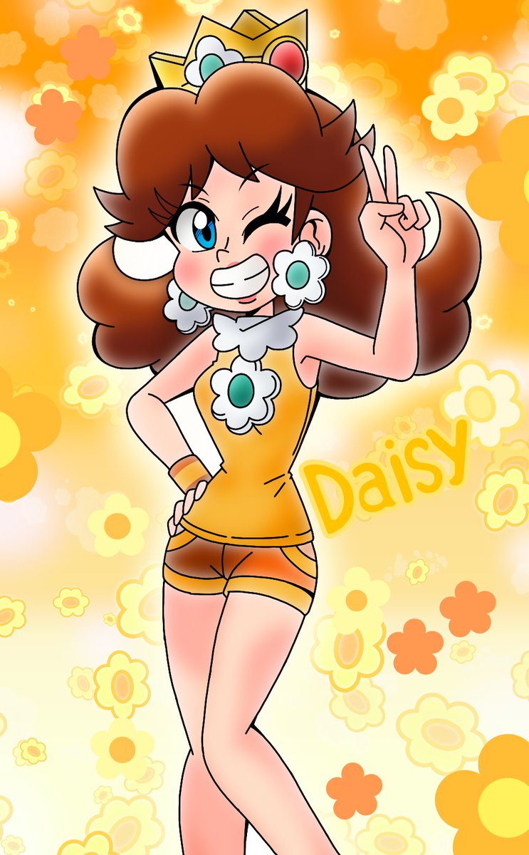 #PrincessDaisy #Sarasaland #デイジー姫 #サラサランド #SuperMario 
　👑👑🌼🌼デイジー姫🌼🌼👑👑