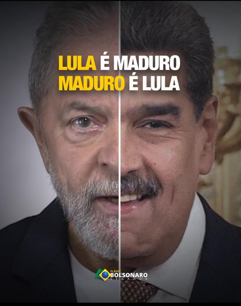 MouraF68315579's tweet photo. @EmbaixadaEUA O que está faltando?
Lula é Maduro, Maduro é Lula 👇 https://t.co/u15WYWF3xZ