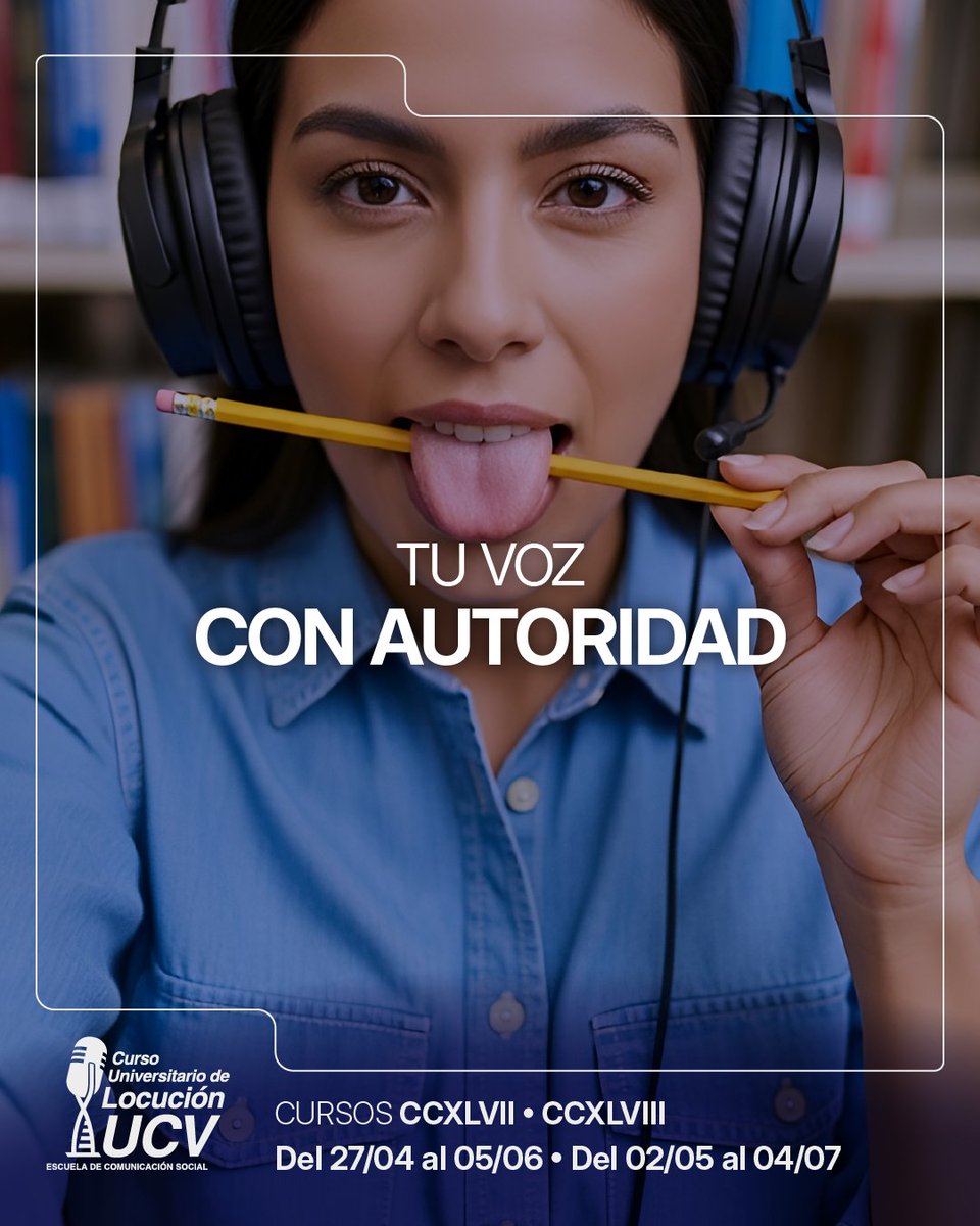 Curso Locución UCV tweet media