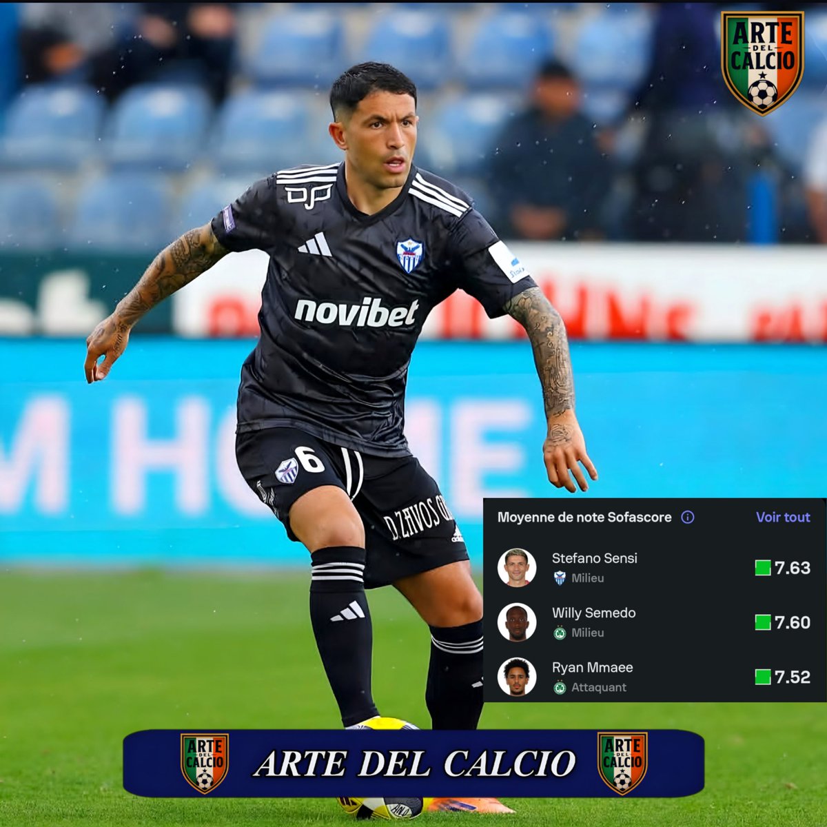 ArteDelCalcio's tweet photo. 🚨🚨 حسب سوفاسكور : الدولي الإيطالي السابق ولاعب إنتر وعدة أندية أخرى سابقا ستيفانو سينسي والذي ينشط حاليًا في نادي أنورثوسيس فاماغوستا في الدوري القبرصي الممتاز(مدرب النادي هو الدولي الإيطالي السابق و بطل العالم ماورو كامورانيزي)، يُعتبر أفضل لاعب في الدوري القبرصي بمعدل تقييم 7.63 🔥🇮🇹🇨🇾

⚠️ حيث شارك سينسي هذا الموسم في 22 مباراة، واستطاع تسجيل 8 أهداف، بالإضافة إلى تقديم 5 تمريرات حاسمة ⚽🅰️🇮🇹🇨🇾

#ProtathlimaCyta 🇨🇾