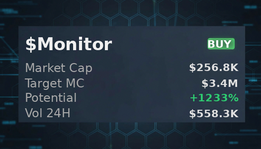 konthyn's tweet image. checked the CA on @iScanLive — $Monitor projected to hit $3.4M  

 #Solana #Memecoin #Crypto #Degen #PumpFun #AlphaCalls #SolanaMemeCoin