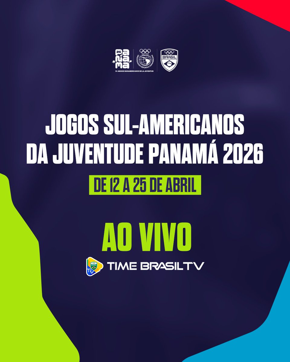 timebrasil's tweet image. FERIADÃO COM BEISEBOL E GOLFE! 🇧🇷

Confira as transmissões dos Jogos Sul-Americanos da Juventude desta terça-feira (21).

⚾ Beisebol - 9h40
⛳ Golfe - 10h

📺 AO VIVO em YouTube.com/TimeBrasil!

#TimeBrasilNoPanamá #Vivo