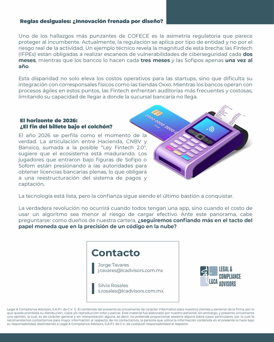 lcadvisors's tweet photo. El Open Finance no es el futuro, es el presente en construcción.

¿Te interesa saber cómo aplicar esto en tu empresa?
Escríbenos a: s.rosales@lcadvisors.com.mx

#OpenFinance
#FintechMéxico 🚀📊 https://t.co/jSNI71GLS9