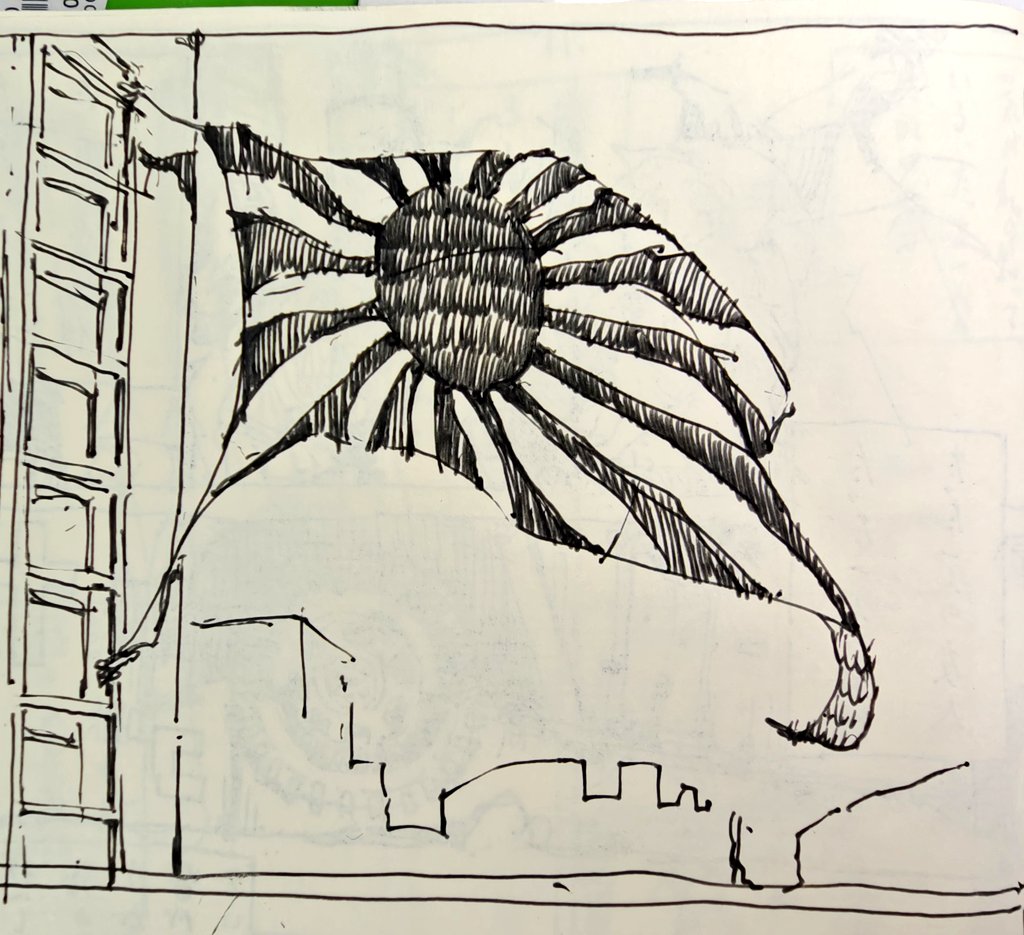 絵コンテ。
#漫画 #MANGA   #創作漫画 #COMIC #旭日旗