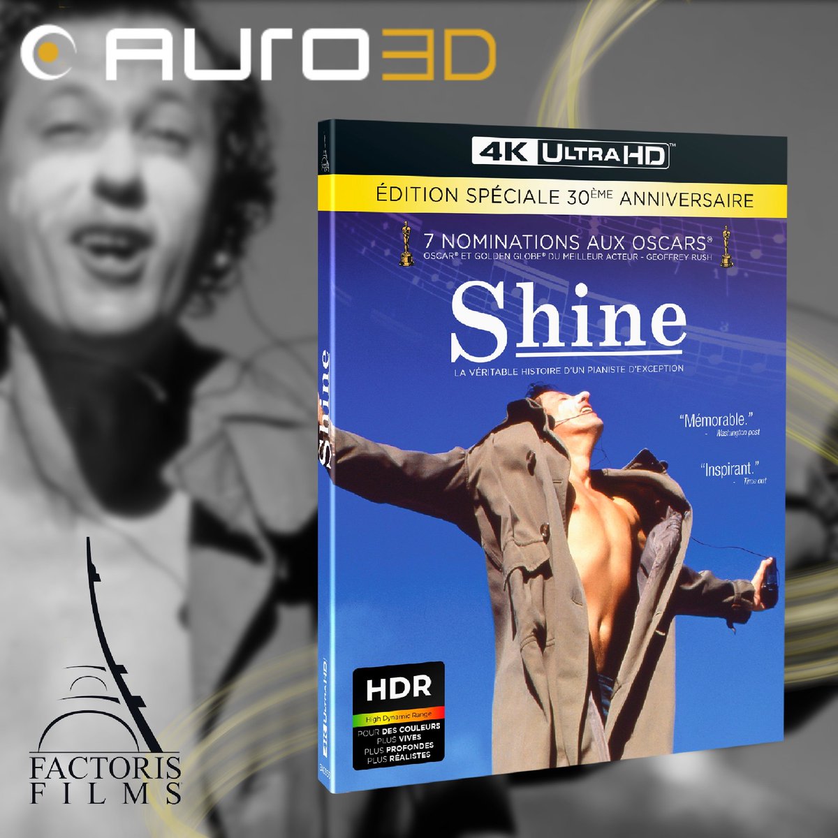 leloupceleste's tweet image. 🔊 Tout comme « Shin Ultraman », #Shine arrive lui aussi avec une piste Auro‑3D en #4KUltraHD. Nouvelle première mondiale à mettre au crédit de @factorisfilms. Bravo, continuez comme ça ! #WeLovePhysicalMedia