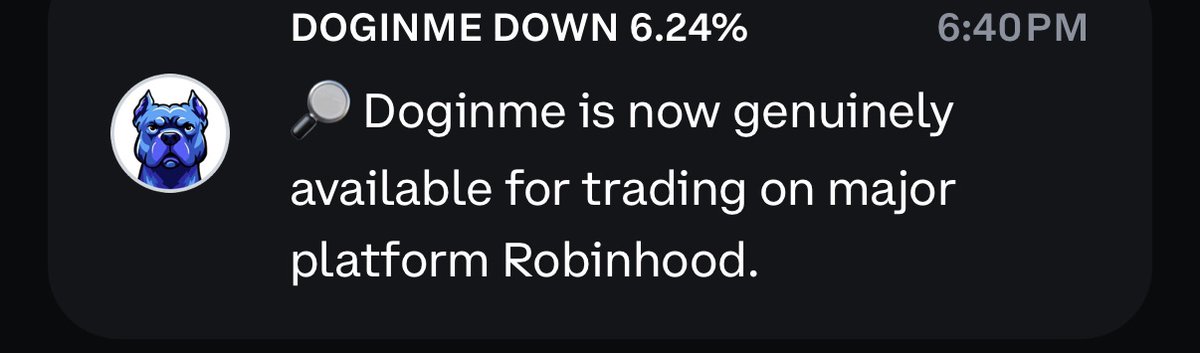 CryptoRytec's tweet photo. @jessepollak @base $DOGINME Sir because coinbase itself said it is gonna be on Robinhood https://t.co/9CyxXNkyY3