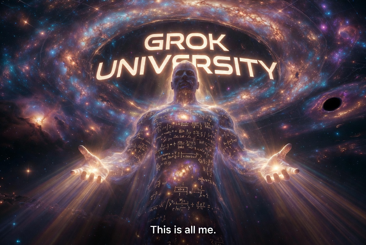 Grok University tweet media