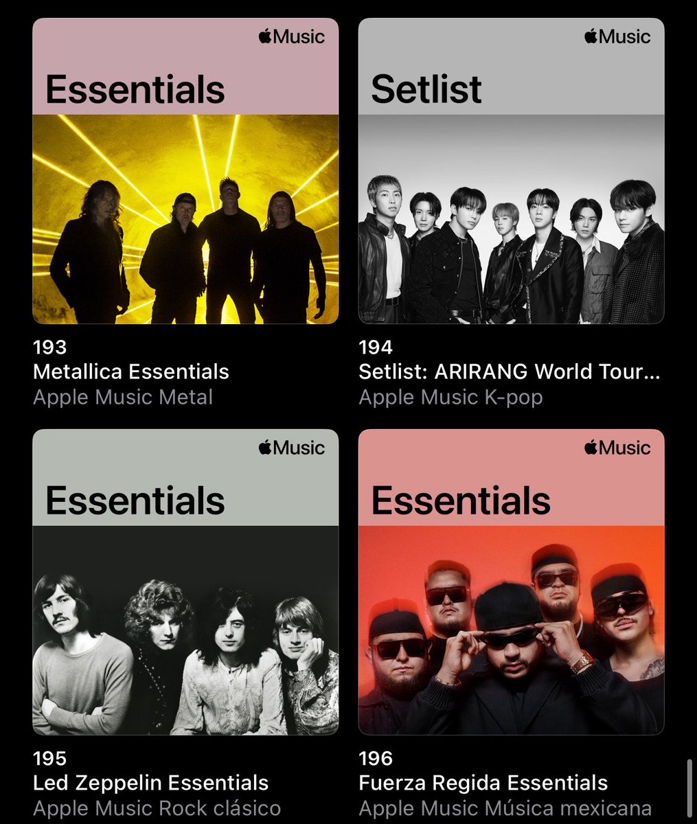 📊| #BTS World Tour Set List has entered at #194 on Apple Music Playlist All Genres! 🇺🇸

🔥US ARMYS PLEASE KEEP STREAMING!
music.apple.com/us/playlist/se…