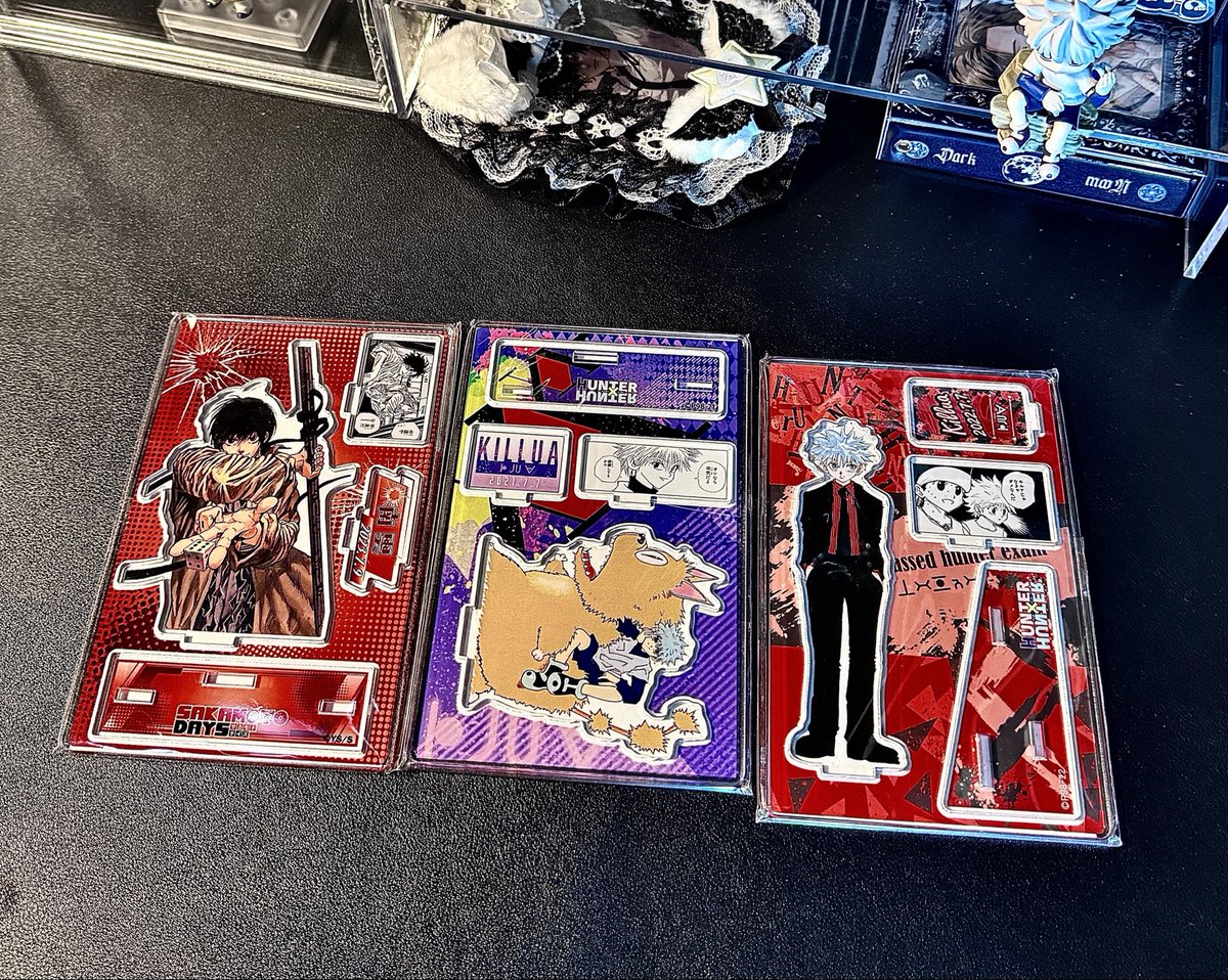 wts , ready to ship 

ー สแตนดี้วันเกิด คิรัว ( มือ 2 ) ชิ้นละ 490

📮 dm to order
#ตลาดนัดฮันเตอร์ #ตลาดนัดhxh #ตลาดนัดhunterxhunter