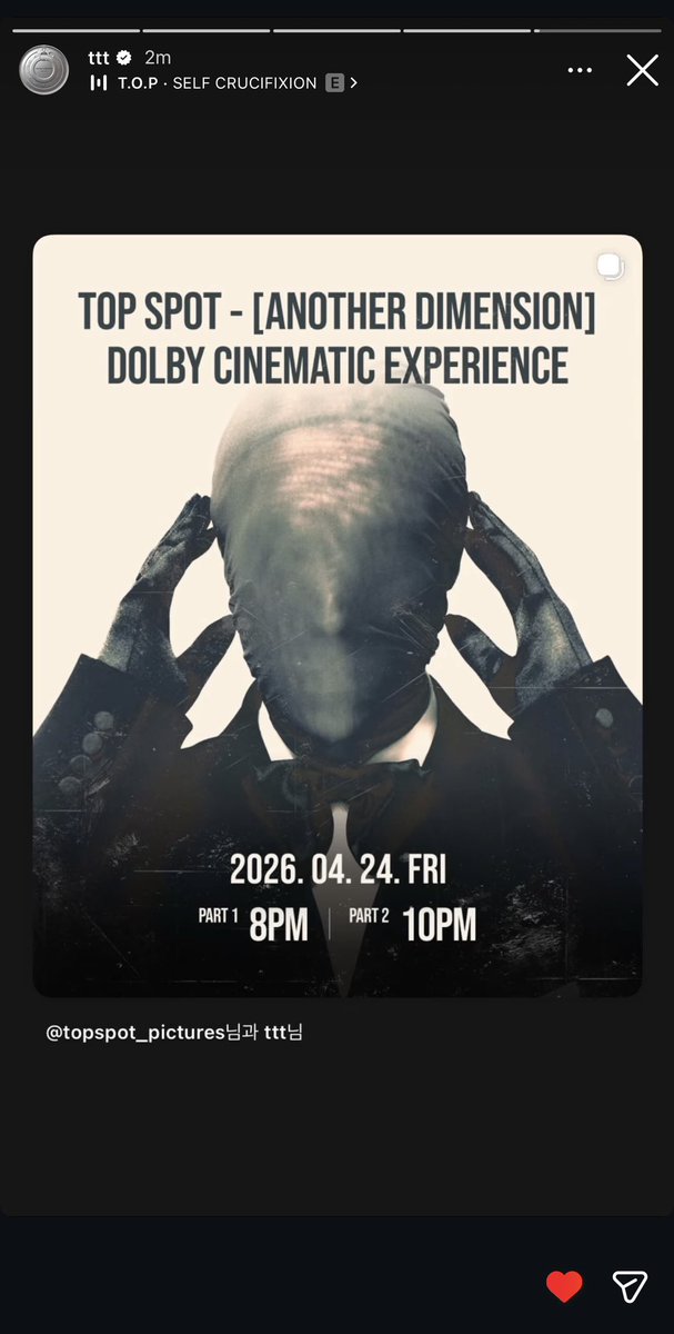 puTOPinamo's tweet image. T.O.P’s IG Story Update    

#TOP #탑 #최승현 #CHOISEUNGHYUN #TTTOP