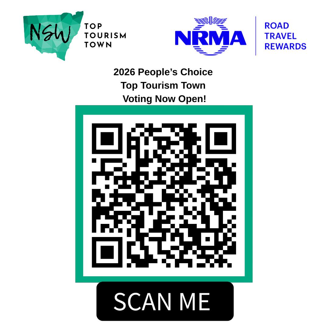 NRMA's tweet photo. Crazy about Kiama or rather go for Broke? Vote now in the NRMA People's Choice category of NSW Tourism Association's Top Town Awards 2026! https://t.co/KAPQ4hMPVX https://t.co/EFnaBU3fH4