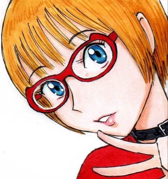 #女の子のピースを見せ合うタグ