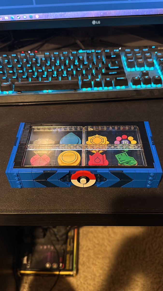 PIK_507's tweet photo. Just built the #Lego Pokémon Kanto badge set! Looks amazing! https://t.co/uaXschIIwm