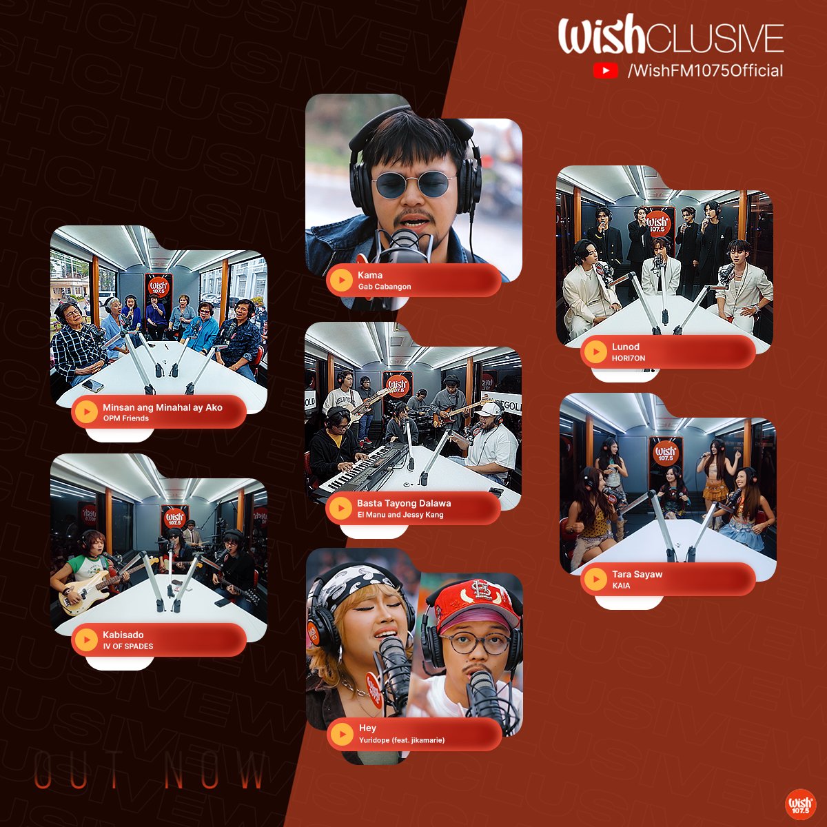 Another week, another batch of Wishclusives. Which are your faves?

Watch them all here: youtube.com/@WishFM1075off…