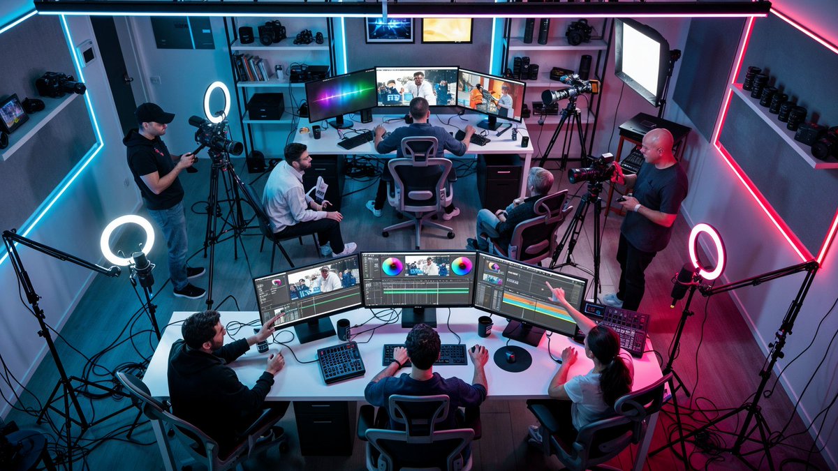 FredTodisco's tweet image. The content creation industry is thriving like never before—where creativity meets technology NextLevelCreations.media! 🎬✨
#ContentCreation #VideoProduction #ContentCreators #StreamingCommunity #CreativeStudio #FilmMaking #ContentStrategy #DigitalMarketing