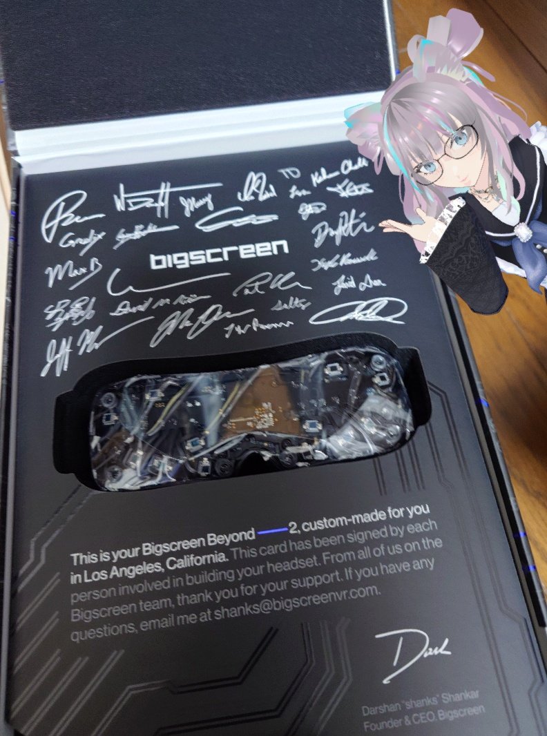 miyamagengen's tweet photo. まだ何にも触れていない(届いたのが滅茶苦茶忙しいタイミングだったので)ですが、ヘイローマウントが改めて送られてくる頃には、きっと何かやれてると思います(願望)。ヘイローマウントの初回出荷は6月かららしいので、届くのを雨季雨季して待ってます。#Bigscreen #Beyond2 https://t.co/QzMIe4lI4Q