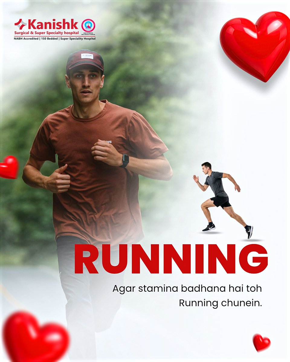 KanishkHospita2's tweet image. Walk or run—just keep moving ❤️
Consistency is the key to a healthy heart. Don’t ignore breathlessness or discomfort.
📍 Kanishk Hospital, Dehradun
📞 94105 50980

#KanishkHospital #HeartHealth #StayActive #HealthyLifestyle #FitnessTips