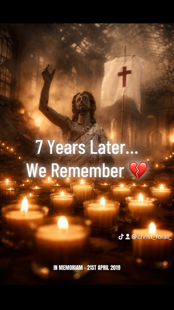 Christ_forall's tweet image. 7 years ago, lives were taken in a moment that shook a nation.
Families were broken. Churches were silenced. Hearts were shattered.

Today, we remember every life lost in the 2019 Sri Lanka Easter bombings.

Never forgotten. Forever in our prayers.✝️

#EasterSunday #Srilanka