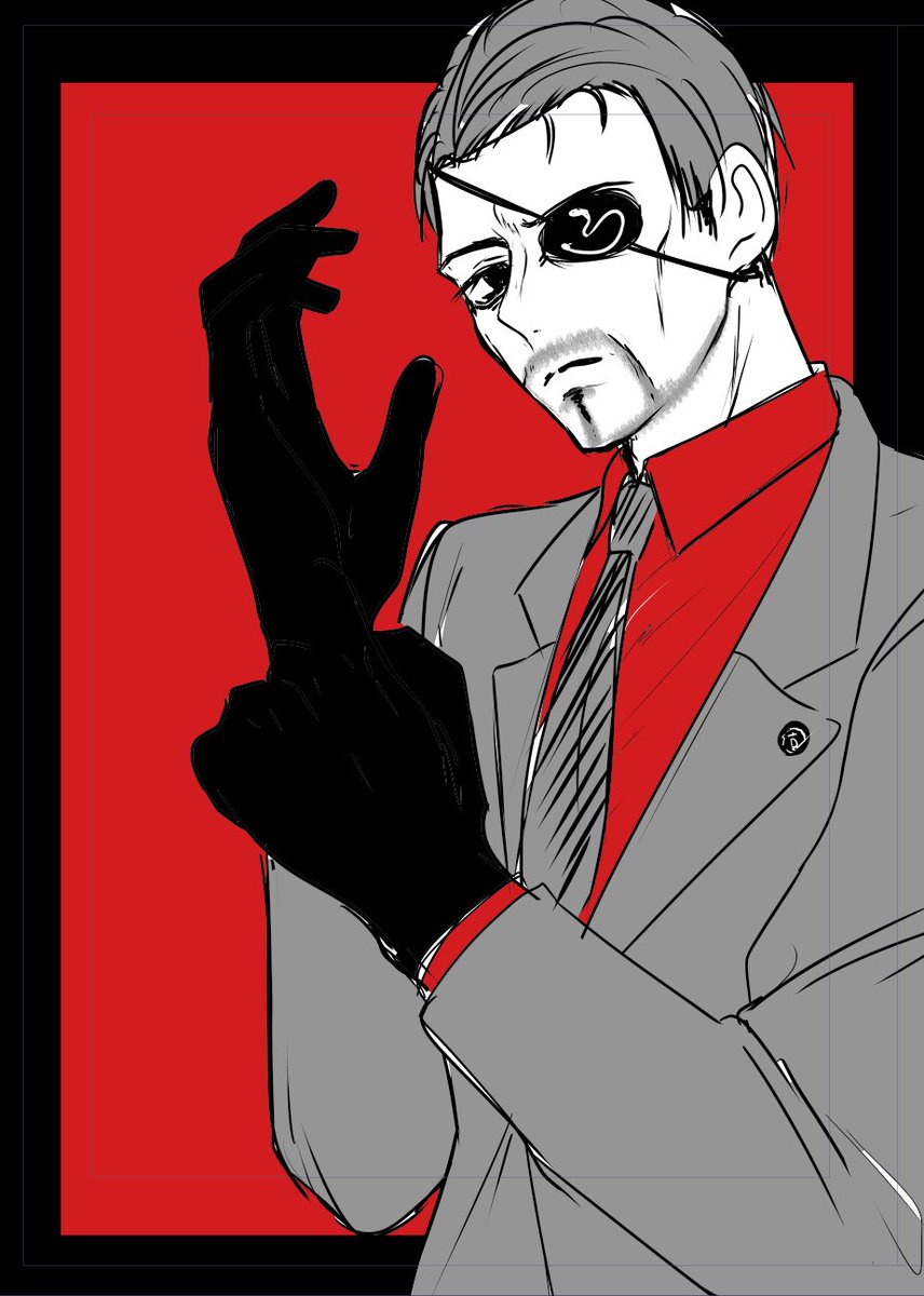 真島の兄さんをﾓﾁｮﾓﾁｮ描いている……