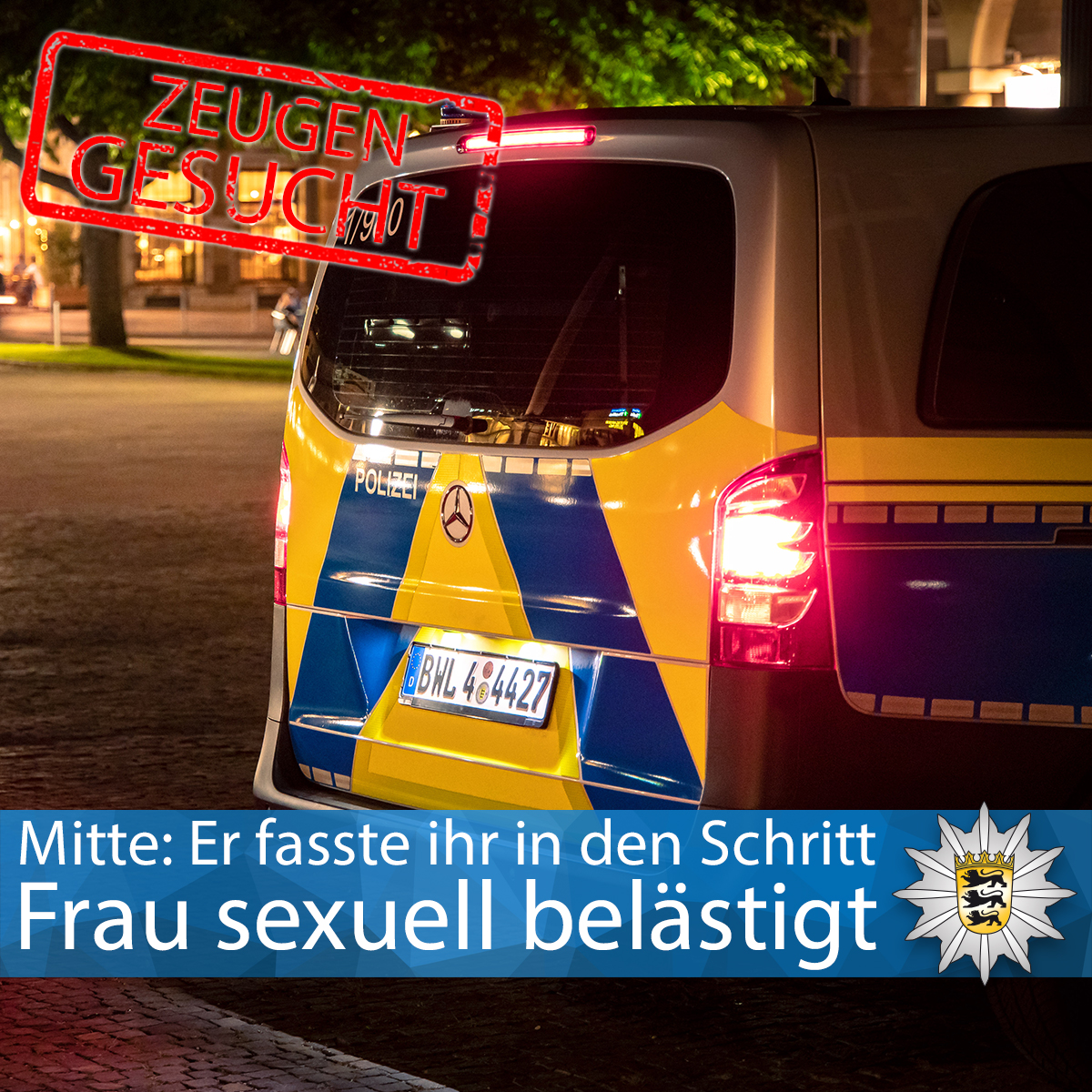 PP_Stuttgart's tweet image. #Mitte Ein Unbekannter hat Samstagnacht in einer Bar an der Friedrichstraße eine 27-Jährige sexuell belästigt. Gegen 02.25 Uhr befand sie sich auf der Frauentoilette, als er ihr in den Schritt fasste. Wir suchen Zeugen. Zur PM ▶️ sohub.io/xm9w Eure #Polizei #Stuttgart