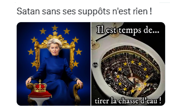 lesterrassesca's tweet image. Nous sommes le 21 avril , Macron, Van der la hyène pas encore virés, Gates, Soros, Zelenski sont toujours en vie, hélas !
BONNE JOURNÉE a tous ceux qui pensent comme moi quant aux autres allez au diable vous y êtes attendus !
SAUVONS LA FRANCE : #DESTITUTION + #FREXIT vite !