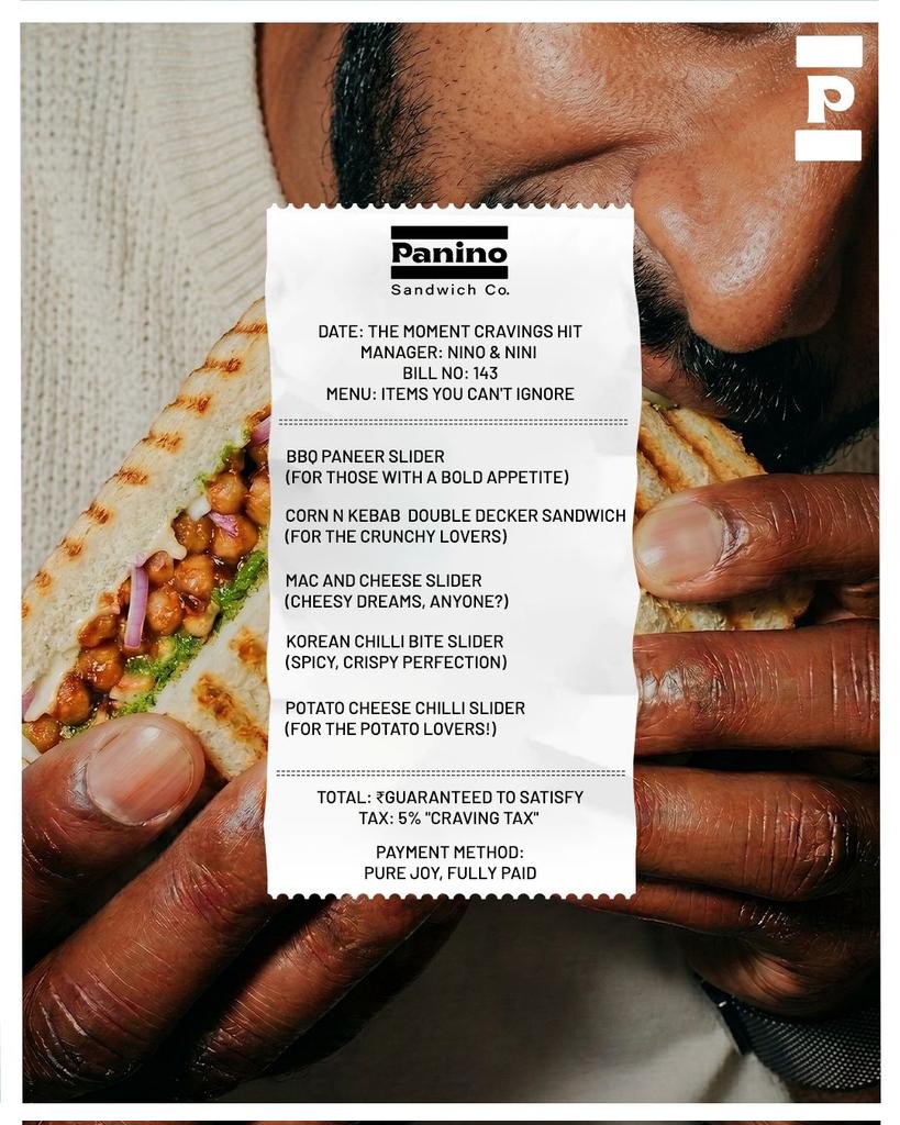 PaninoIndia's tweet image. Nino looked at the bill. Nini looked at the bill. They both smiled.

Sliders, fries, shakes, happiness. All added up. All worth it.

Walk in or order online. 

#Panino #SandwichCo #Mumbai #Pune #Nagpur