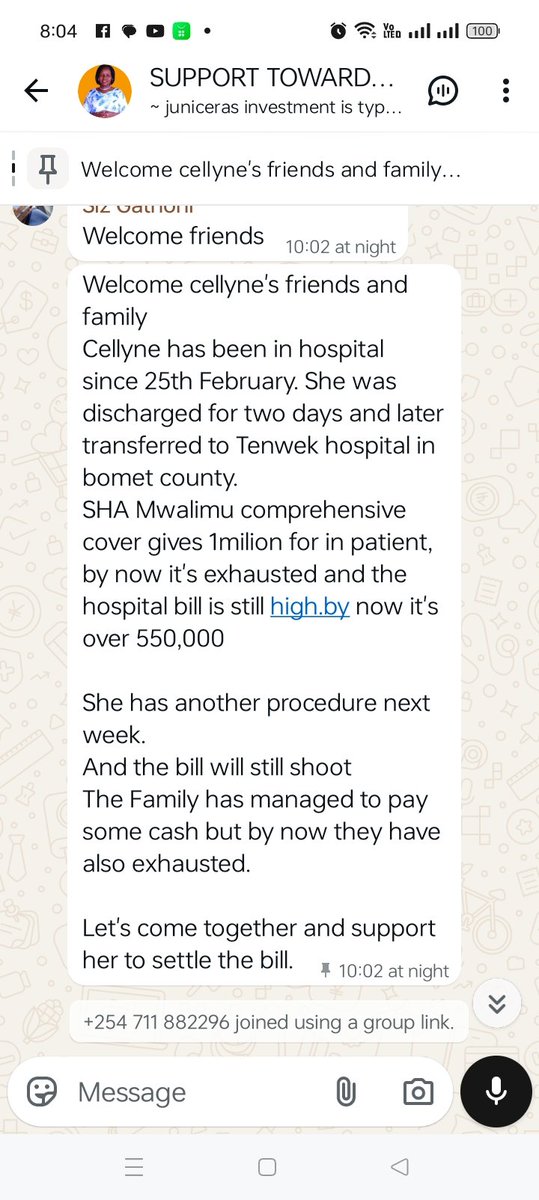 <a href="/Nyarsakwa_/">Dr. Nyarsakwa</a> <a href="/NdukuWambua/">Violette</a> Aden Duale is playing politics with our lives. Right now we are fundraising for my sister who is a teacher because SHA Mwalimu only covered 1 Million. People are suffering <a href="/HonAdenDuale/">Hon. Aden Duale, EGH</a>
