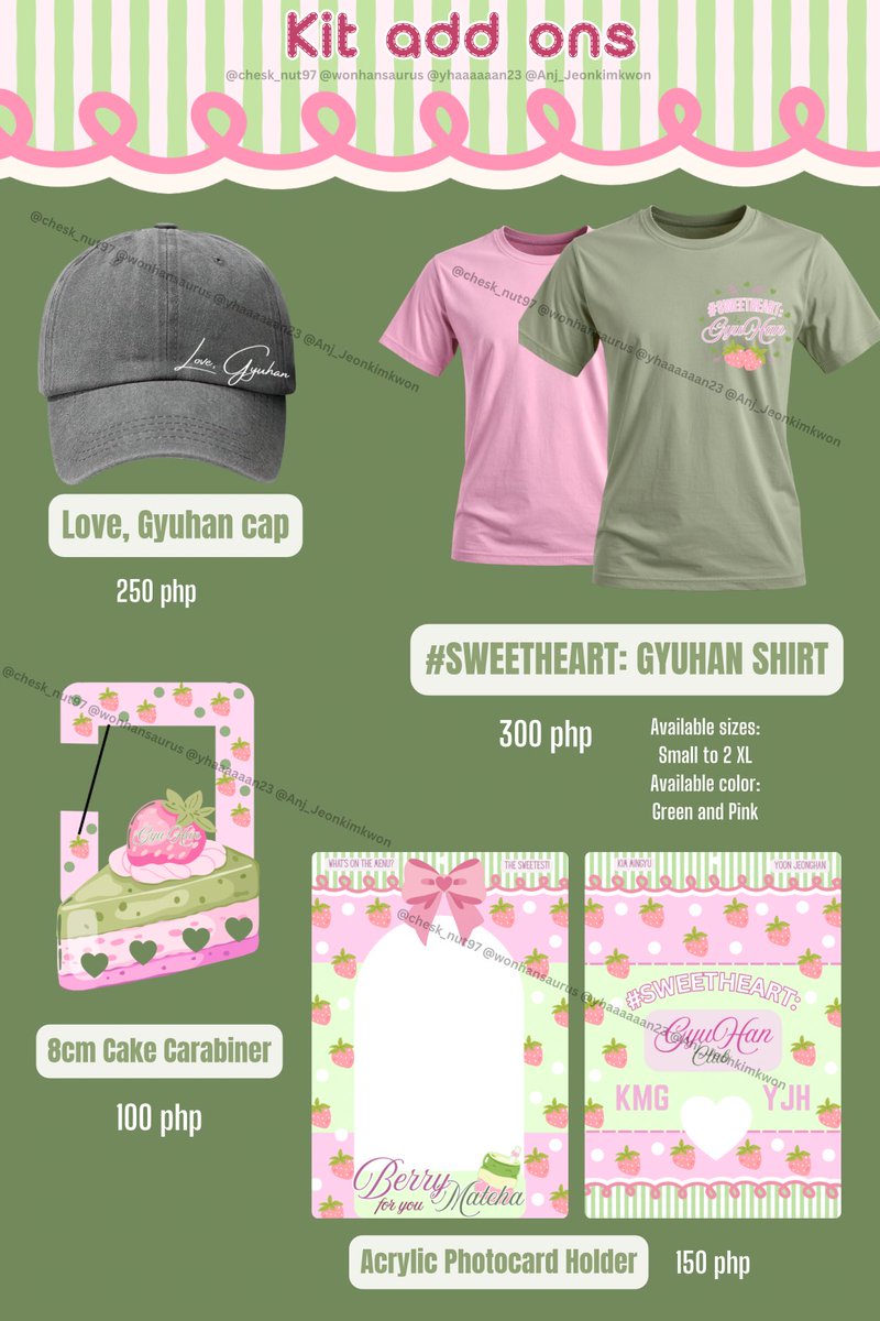 Anj_Jeonkimkwon's tweet image. 💚🍓 #SweetHeart: A Berry Sweet Matcha Vibe with GyuHan 🍓💚

📍QCUP Philippines, QC
⏰ 1pm to 4pm
📆 June 21, 2026

Registration form will be available on 04/25 at 8pm

#ABerryMatchawithGYUHAN #GYUHAN #GyuhanCSE

Co-organizers: @chesk_nut97 @wonhansaurus @yhaaaaaan23