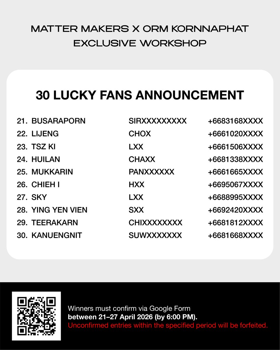 MATTER MAKERS tweet media