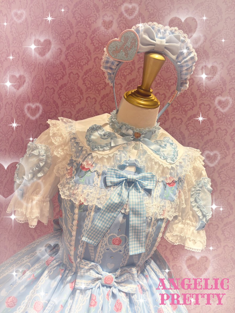 ୨୧‿‿‿‿‿‿‿‿‿‿‿‿୨୧.｡ 🩵🌹Be My ValentineジャンパースカートSet