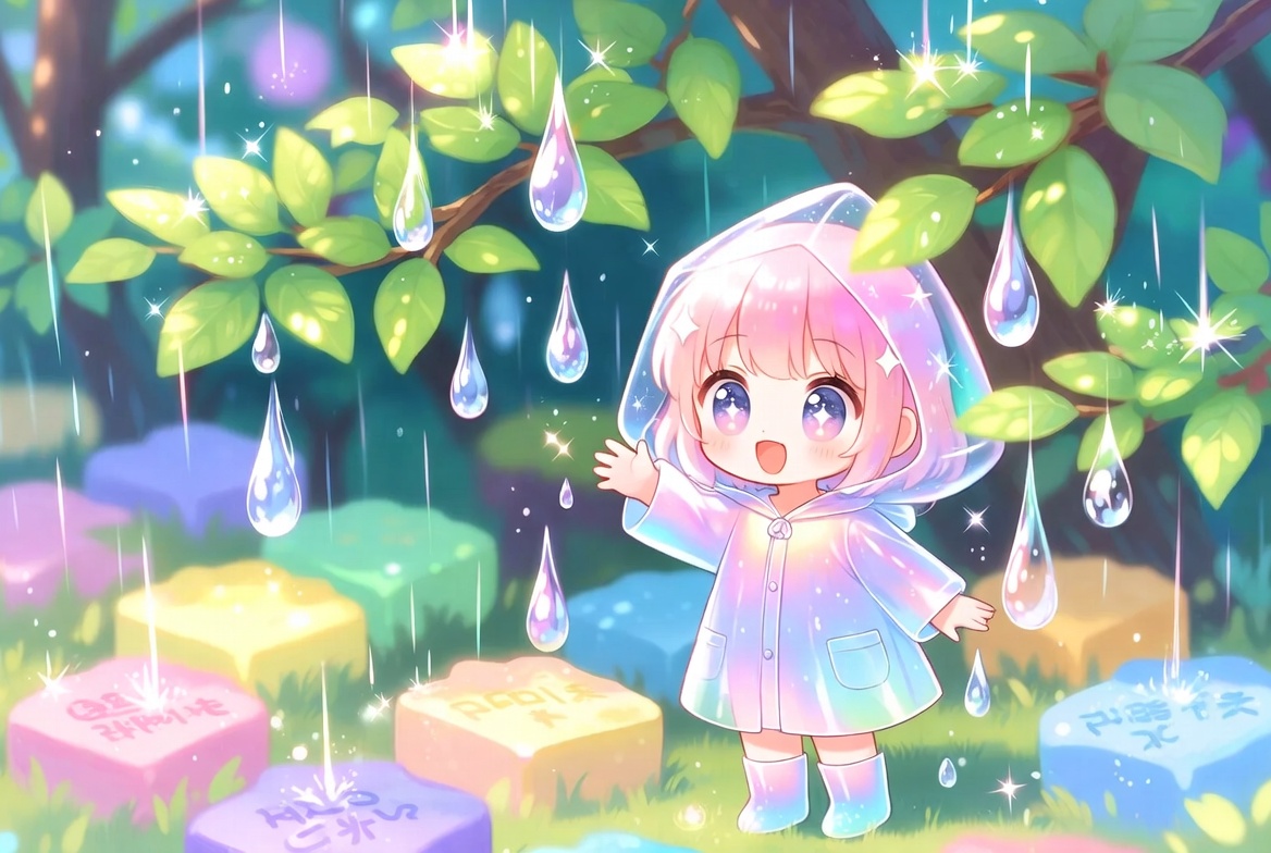 ucaeos's tweet photo. 雨しずくが森にお絵かきする日🌧️

ぽつぽつ葉っぱにしずくが集まる💧
ぽんぽん布に森の形がうつる🌿

しとしと雨音がリズムになる🎵
スタンプみたいに世界がひろがる🍃

穀雨の森で遊びがうまれる🌱
いのちの模様がふわりかがやく✨

#雨のスタンプ #森あそび #穀雨のリズム https://t.co/lqHXnF4MmL