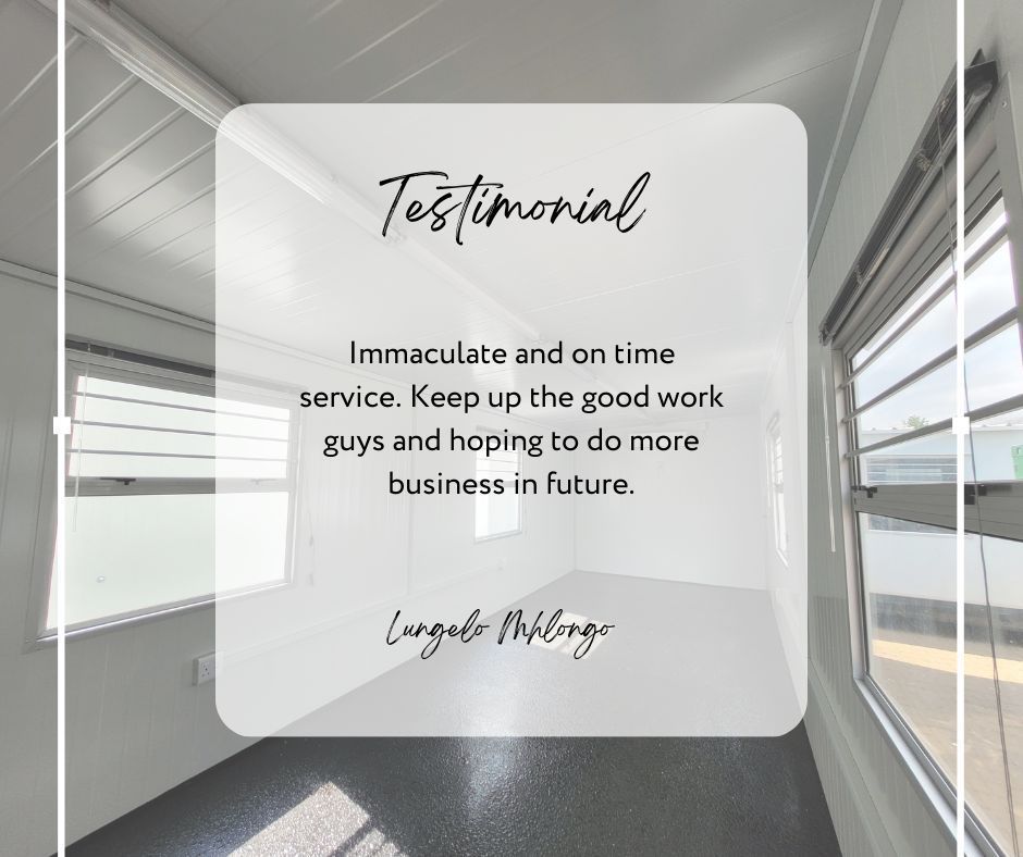 AbsoluteContai1's tweet photo. Thank you, Lungelo Mhlongo, for the fantastic 5‑star Google review!⭐
We’re thrilled to hear you received immaculate service — and we appreciate your support and hope to work with you again in future! 🙌

https://t.co/BxV1rJ0Wxf
📞 012 940 0090 | ✉️ sales@absolutecontainers.co.za https://t.co/Xq5LeW4NGM
