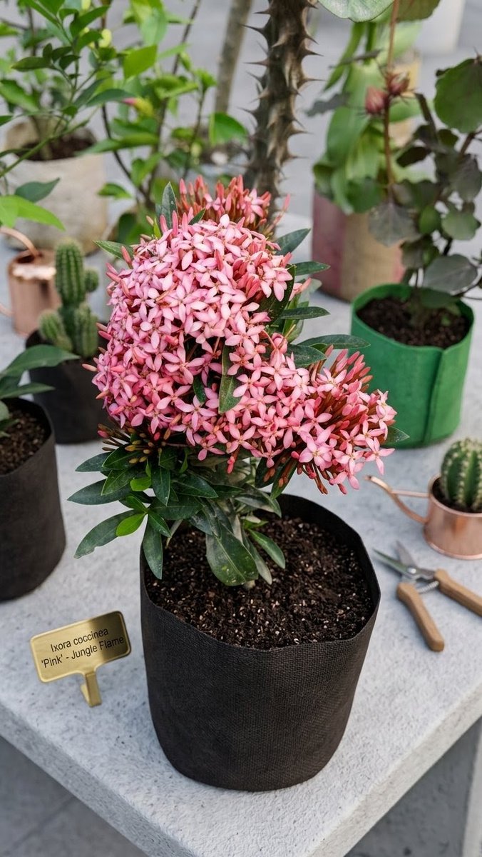 GardenOwne19328's tweet image. Ixora
When planted in a pot, the plant grows very quickly if you mix a little organic fertilizer into the loamy soil.
#Ixora 
#JungleGeranium
 #GardenLover
 #NaturePhotography
 #GardenOwner