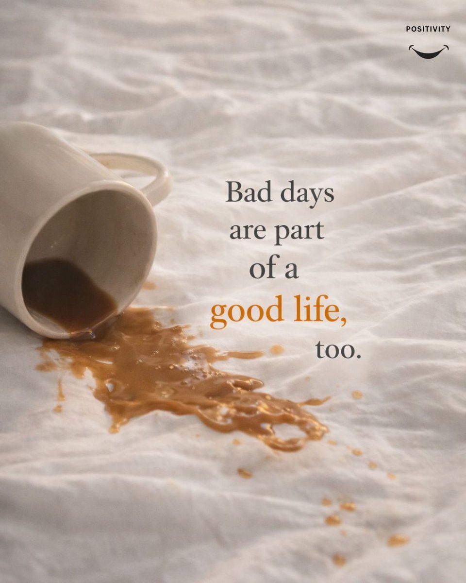 Shra1Dr's tweet image. Bad days are part of a good life too.

Keep going — the tough moments shape the better days. ☕🔥

Stay patient. Stay strong.

#GoodMorning ☀️ #TuesdayVibes 💪 #StayPositive #Growth #Resilience #KeepGoing #Mindset