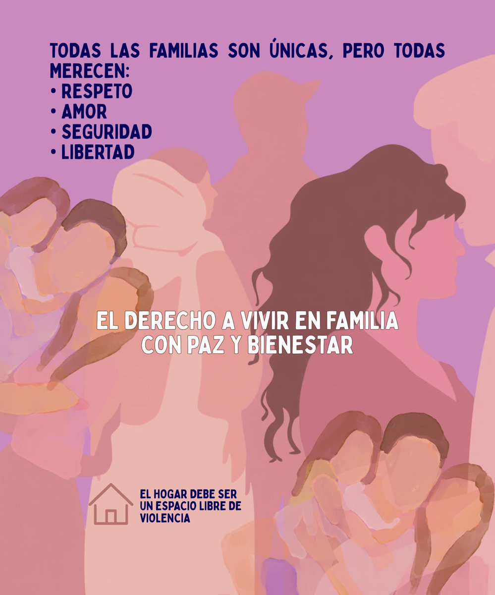 redjaliscomujer's tweet photo. Derecho a vivir en familia, en paz y con bienestar

Las familias son diversas, pero todas deben ser espacios de respeto, amor y seguridad. 🏡✨

Todas las personas tenemos derecho a vivir sin violencia.
Si estás en riesgo: DENUNCIA 🛑

#Derechos #Familia #VivirEnPaz #AlzaLaVoz https://t.co/7SWF261QZp