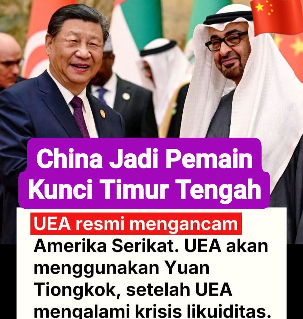 AndiPitopang7's tweet image. Uni Emirat Arab secara resmi mengancam Amerika Serikat: Kami akan menggunakan yuan Tiongkok. Uni Emirat Arab, yang mengalami krisis likuiditas, mengancam Amerika Serikat bahwa mereka akan menggunakan yuan Tiongkok jika krisis semakin parah. 20/4/2026 #uea🇦🇪 #China