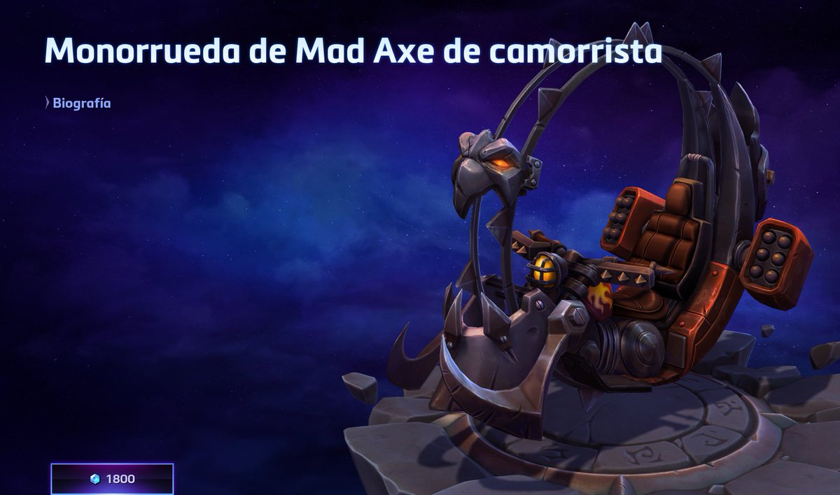 Proenix00's tweet image. [#Heroes] Ya está disponible el parche 2.55.16 de Heroes of the Storm.

Nueva montura:
&amp;gt; Monorrueda de Mad Axe de camorrista (1.800 gemas)

Notas del parche: tinyurl.com/2jkfnuj2