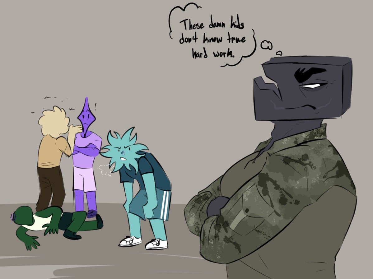 when ur coach is an ex military dude who went through absolute hell and back 

#puzzleheads oc