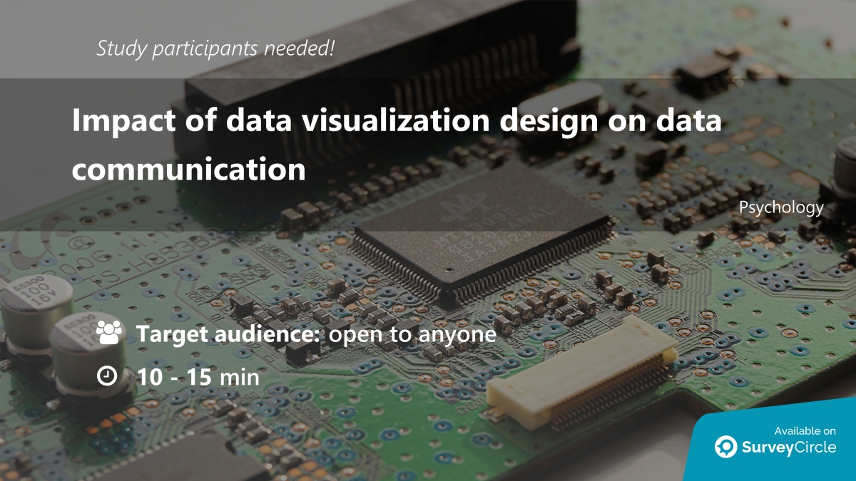 daily_research's tweet image. Participants needed for online survey!

Topic: "Impact of data visualization design on data communication" surveycircle.com/8GP7RX/ via @SurveyCircle #goteborgsuni

#DataVisualization #design #VisualProcessing #communication